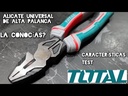 ALICATE PUNTA LARGA 160MM ALTO APALANCAMIENTO - TOTAL