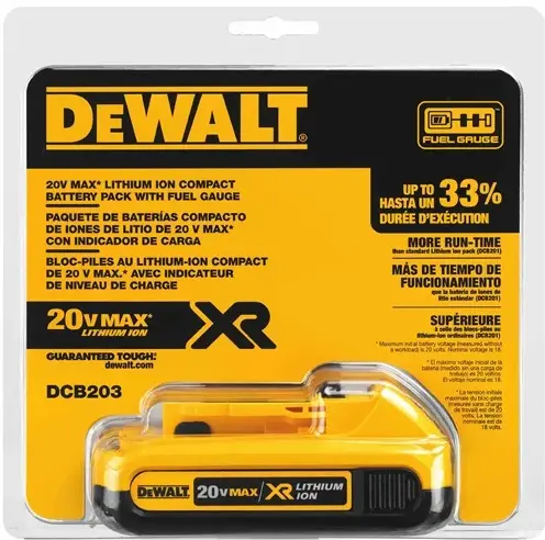 Batería Dewalt DCB203 Ion-Litio 20V 2.0Ah foto 1.webp
