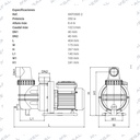 MTB PISCINA 350W 1/2HP