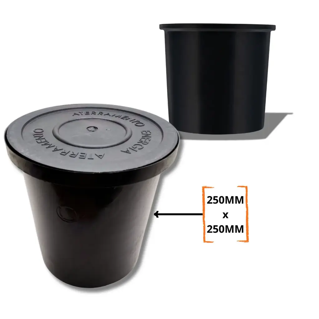 TAPA P/CAJA INSPECCION 250MM PLASTICO