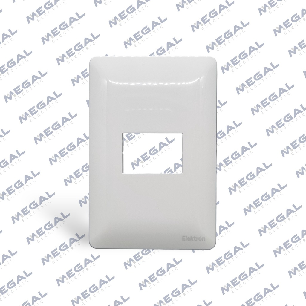  ALPES CURVE PLACA 1 MODULO 24MM BLANCO 