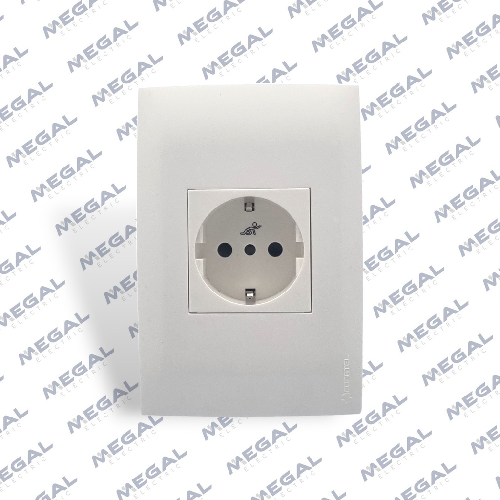 VITA MODULO TOMA SCHUKO C/ PLACA 16A