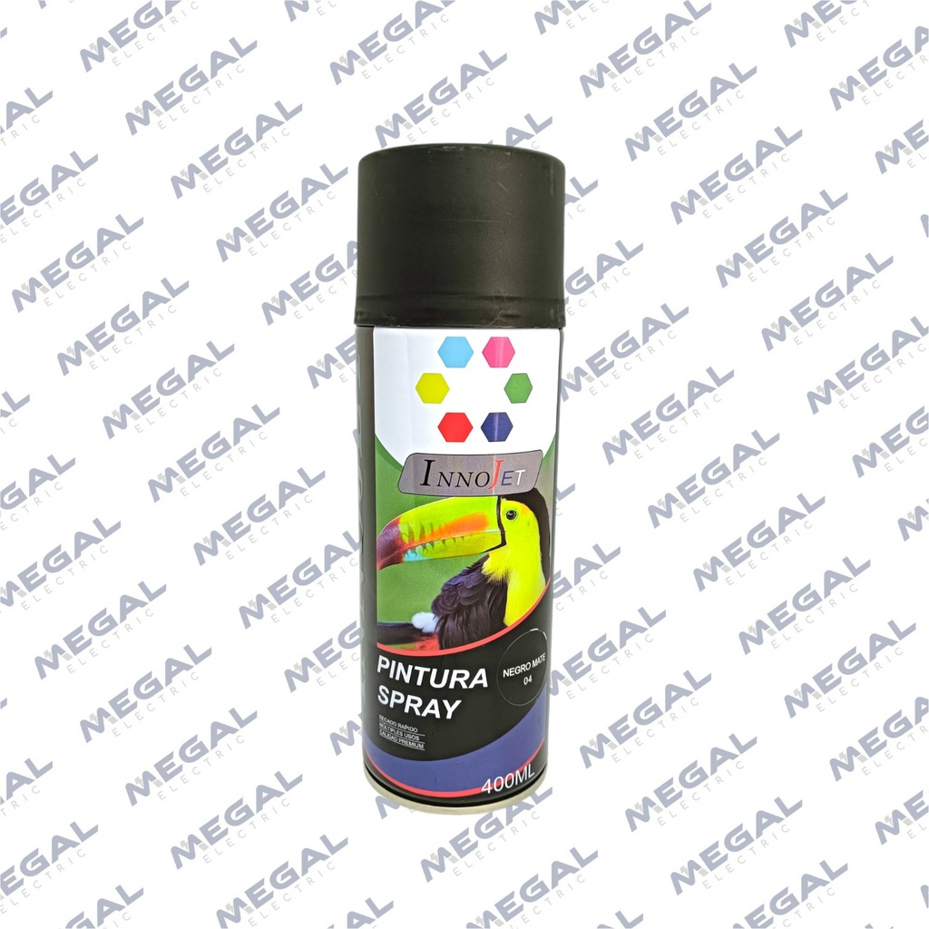 PINTURA AEROSOL NEGRO MATTE 