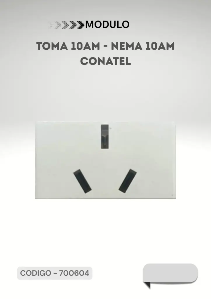 MODULO TOMA 10AM NEMA 10AM