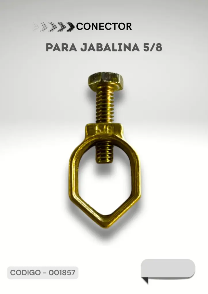 CONECTOR P/JABALINA 3/4-5/8 C/50PT 
