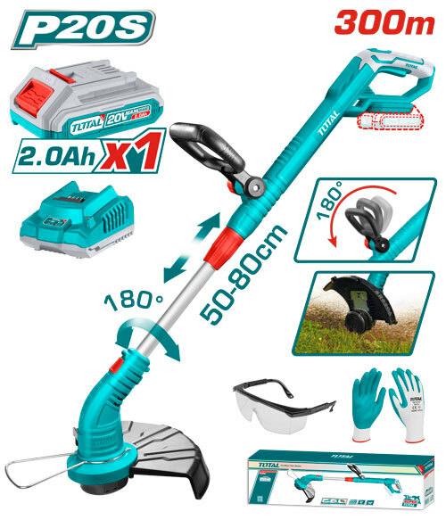 BORDEADORA A BATERÍA 20V - KIT/BAT/CAR TOTAL