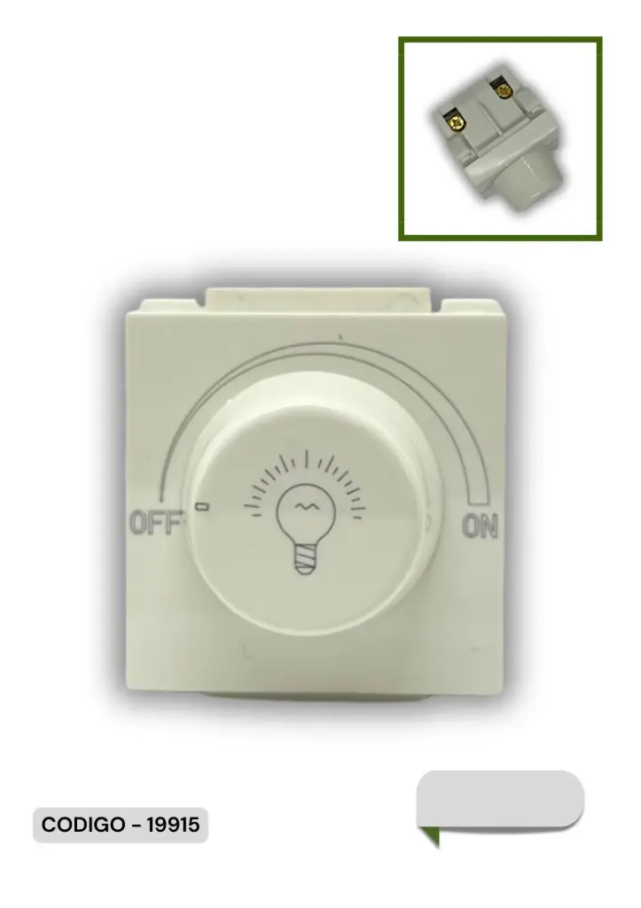 MODULO DIMMER ELEKTRON 36MM BLANCO 300W