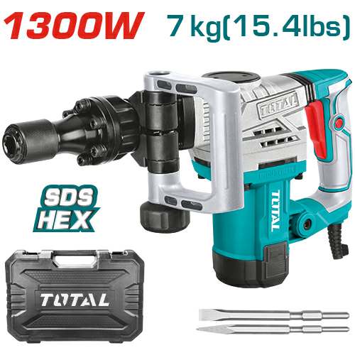 MARTILLO DEMOLEDOR 1300W (MECHAS SDS HEX)