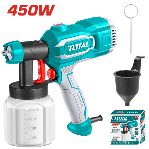 PISTOLA DE PULVERIZADOR PARA PINTURA 450W