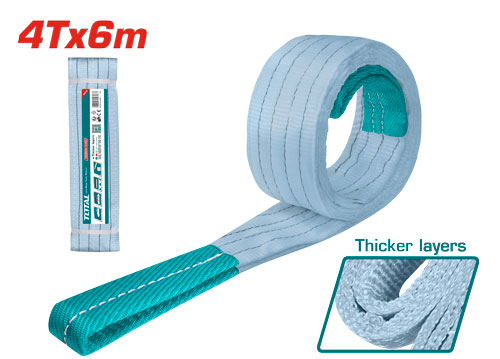 ESLINGA DE CINTA 4TONX6MX120MM - TOTAL 