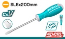 DESTORNILLADOR PLANO SL8X200MM - TOTAL