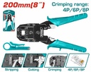 CRIMPADORA DE ENCHUFE MODULAR 200MM - TOTAL 