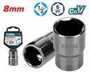 DADO LLAVE TUBO 1/2 DE 8 MM - TOTAL