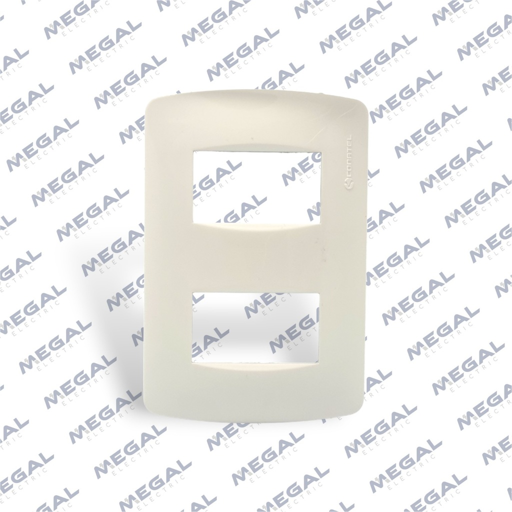 LOFT  PLACA 2 MODULOS BLANCO 
