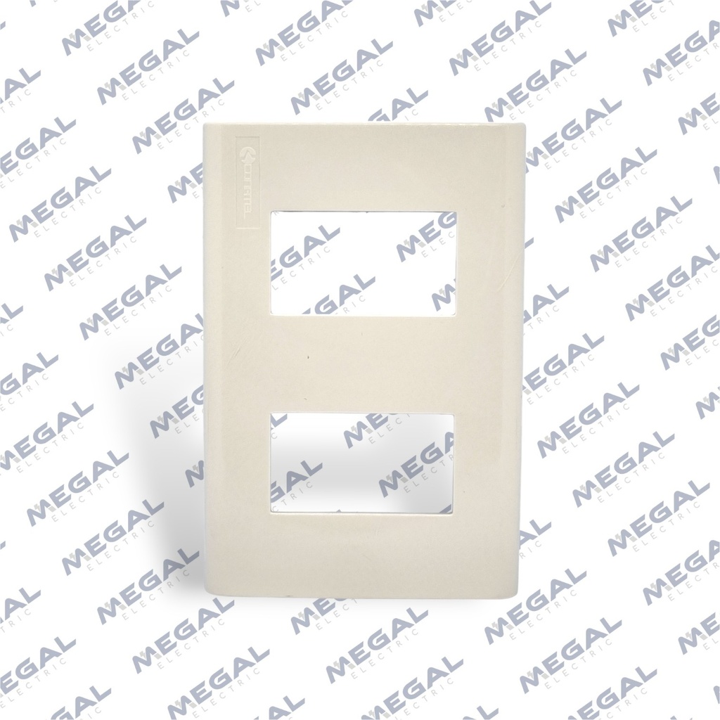 DUOMO PLACA 2 MODULOS MARFIL 