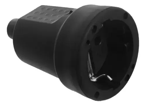 FICHA HEMBRA SCHUKO NEGRO GOMA