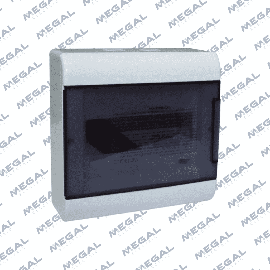 TABLERO 8TM EMBUTIDO STECK TRANSPARENTE PLAST     
