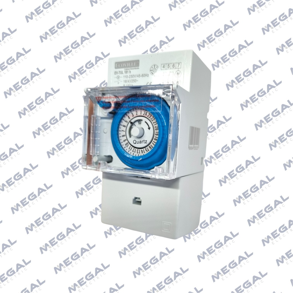 INTERRUPTOR HORARIO ANALOGICO C/ RESER 220V 