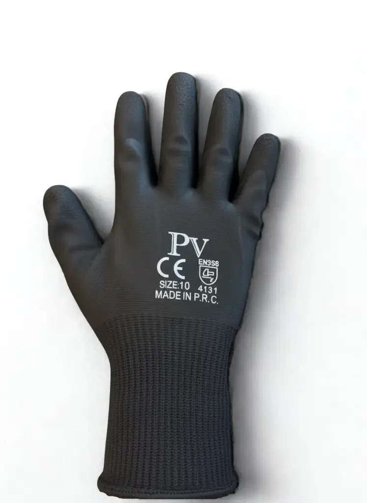 GUANTE NEGRO LATEX P V 