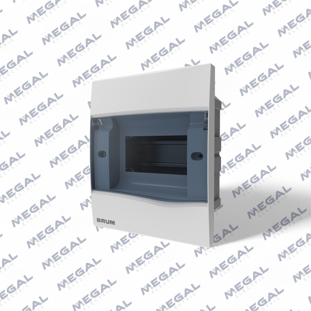 TABLERO 5TM EMBUTIDO TRANSPARENTE PLAST