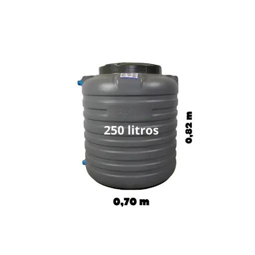 TANQUE POLIETILENO TIPO BOTELLON CON BRIDA (nuevo) (250 LTS)