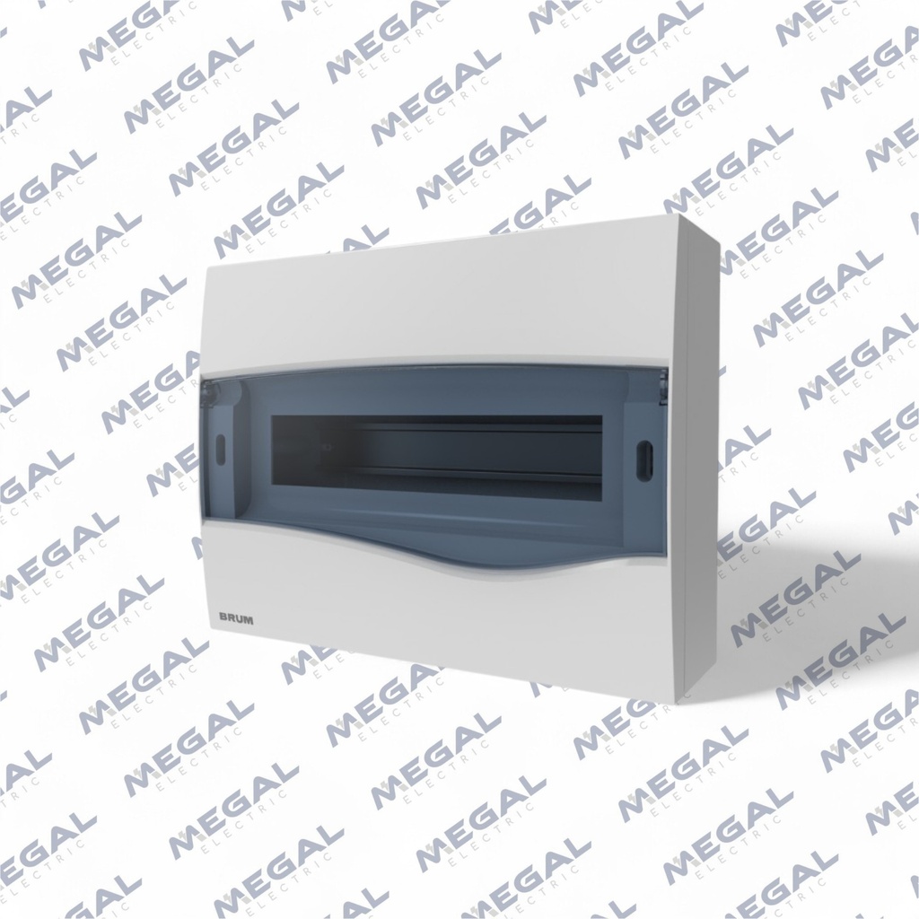 TABLERO 12TM EXTERNO PLASTICO TRANSPARENTE       
