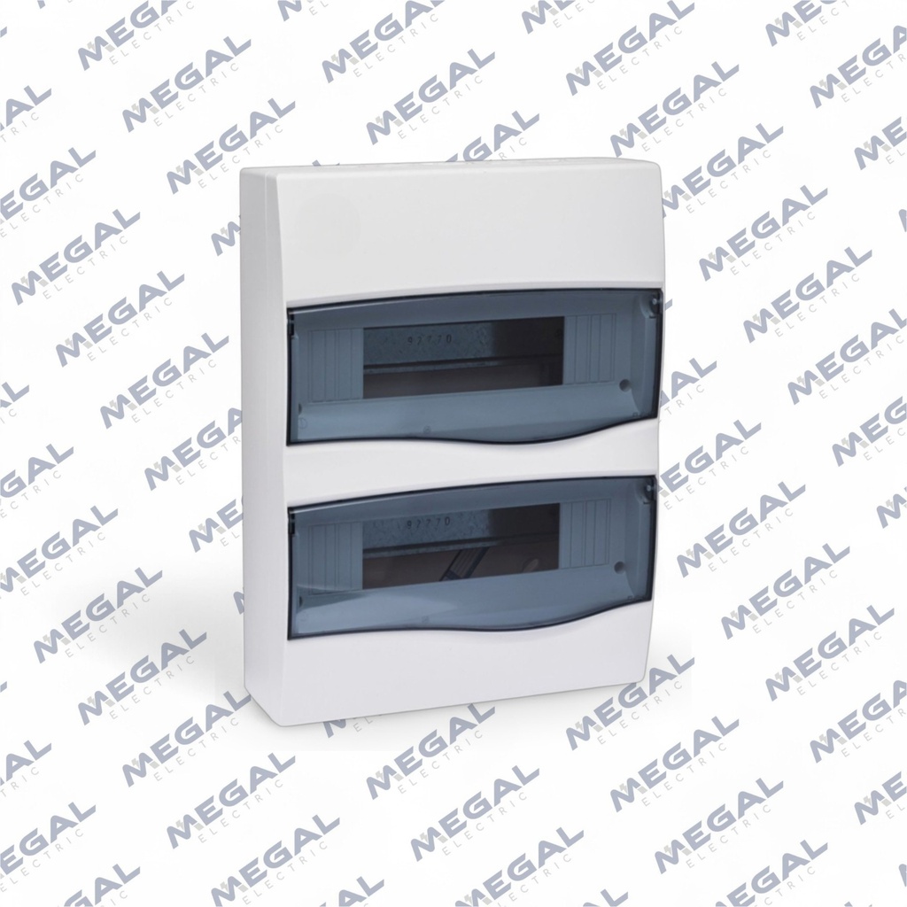 TABLERO EXTERNO 24TM PLASTICO TRANSPARENTE