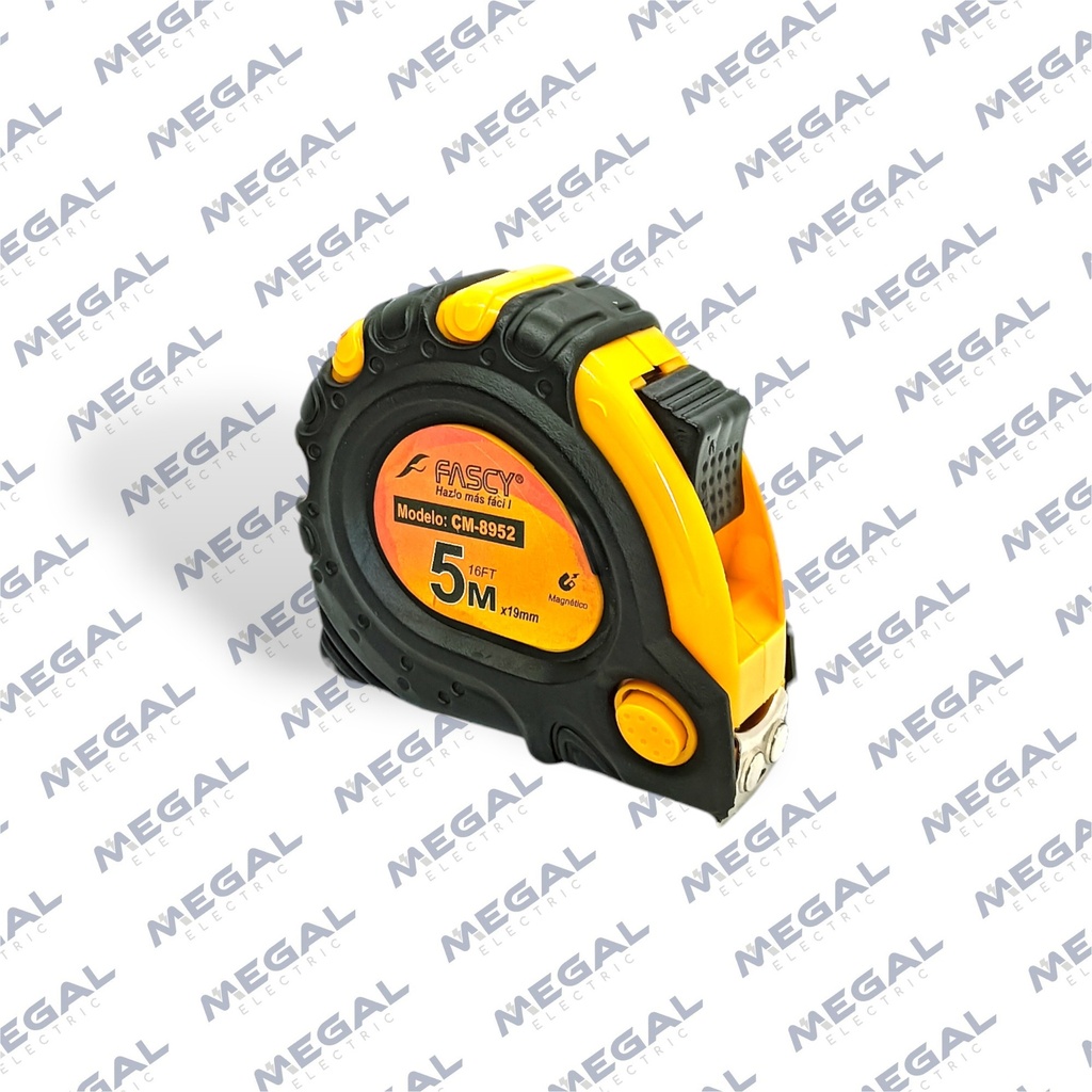 CINTA METRICA 5MX19MM GOMA FASCY