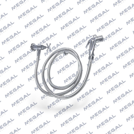 [RAMOS-15021] DUCHA HIGIENICA FLEXIBLE 180CM C/ LLAVE DE PASO