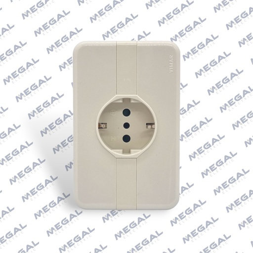 [VIMAR - 10764.09] MODULO TOMA SCHUKO C/PLACA MARFIL