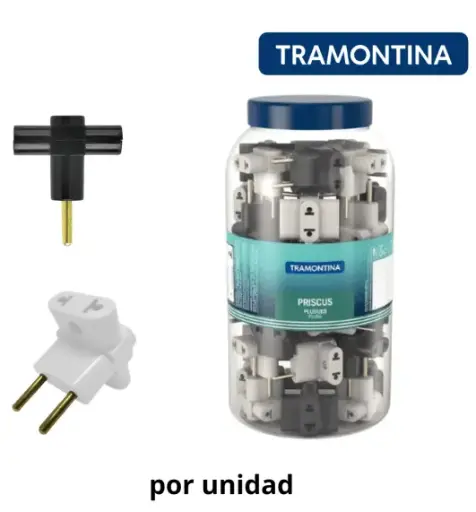 [TRAMONTINA - 57412/906N] FICHA TRIPLE TRAMONTINA NEGRO