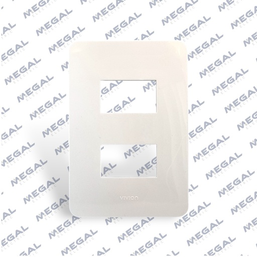 [VIVION - 719297]  VITA  PLACA 2 MODULO BLANCO 