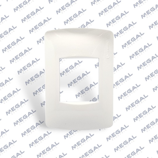 [CONATEL-703117] LOFT PLACA 1 MODULO DOBLE BLANCO