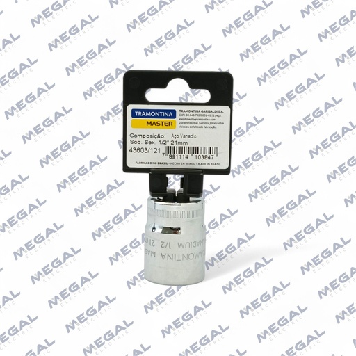 [TRAMONTINA-43603/121] DADO 21MM HEX 1/2