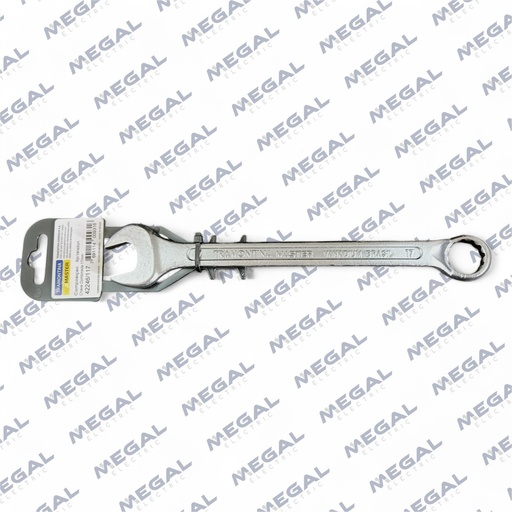 [TRAMONTINA-42246/117] LLAVE 17MM COMB.CUELLO LARGO