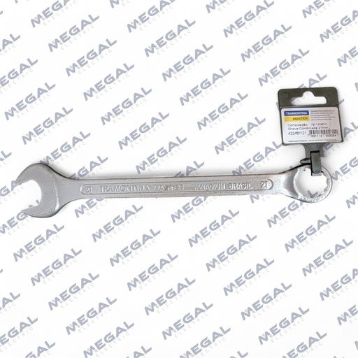 [TRAMONTINA-42246/121] LLAVE 21MM COMB.CUELLO LARGO