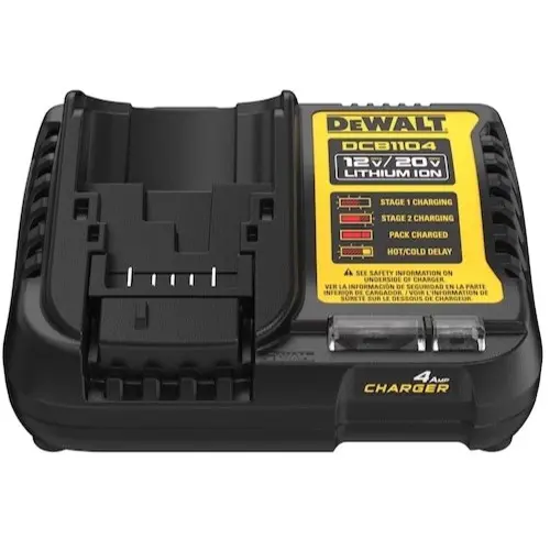 [DEWALT DCB1104] CARGADOR 12/20V 4AMP LITIO 220V