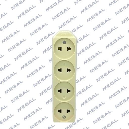 [VIMAR-2066485] TOMA MULTIPLE VIMAR 4 EUROAM. 2X10A
