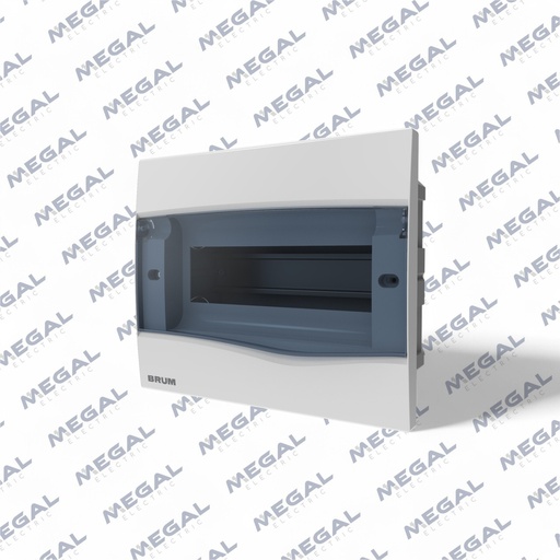 [BRUM-] TABLERO EMBUTIDO 9TM PLASTICO TRANSPARENTE   