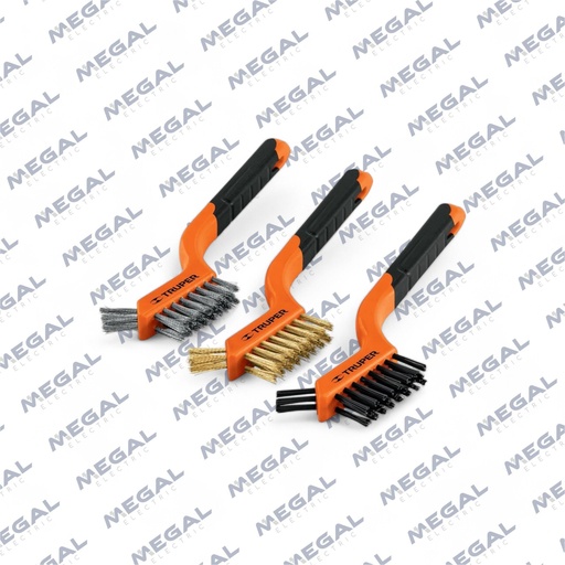 [TRUPER-10652] KIT MINI CEPILLOS DE ALAMBRE