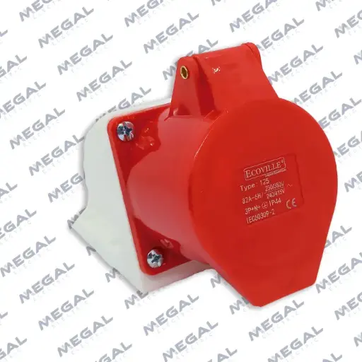 [ECOVILLE - 642-2] TOMA 3X32A+T EXT INDUSTRIAL IP44 380V  