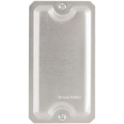 [TRAMONTINA - 56117/040] TAPA P/ 1 MOD 1/2-3/4 ALUMINIO P/LIZ