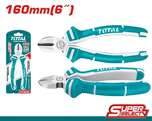 [TOTAL - THT130606P] PINZA DE CORTE DIAGONAL 160MM PROFESIONAL - TOTAL