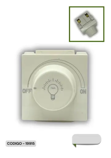 [ELEKTRON - C19915] MODULO DIMMER ELEKTRON 36MM BLANCO C19915 300W