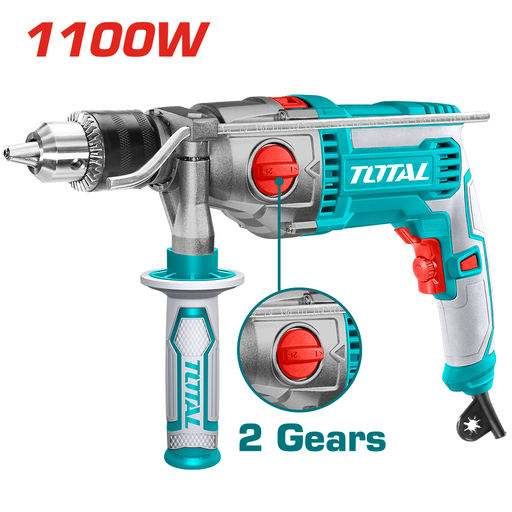 [TOTAL - TG211166] TALADRO DE IMPACTO 1100W 