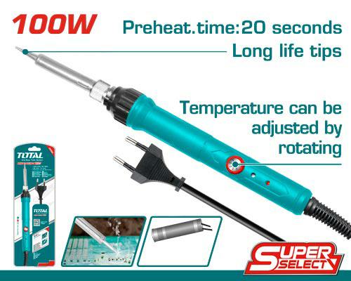 [TOTAL-TET1100831] SOLDADOR CAUTIN 100W