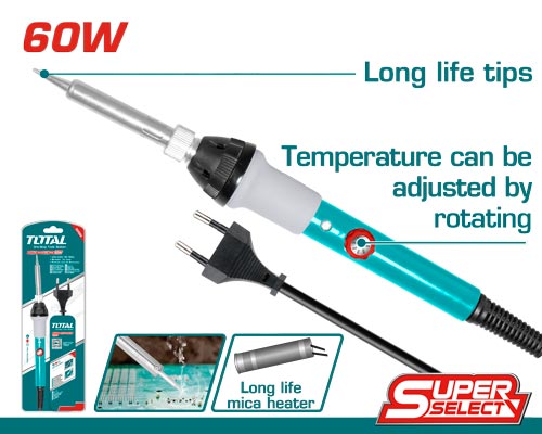 [TOTAL-TET160831] SOLDADOR CAUTIN 60W