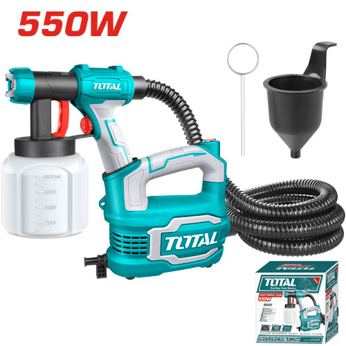 [TOTAL- TT5006] PISTOLA DE PULVERIZACION P/ ACABADO 550W