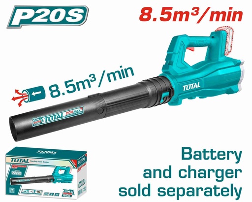 [TOTAL- TABLI20323] SOPLADOR A BATERIA 20V (8.5M3/MIN) SIN BATERIA