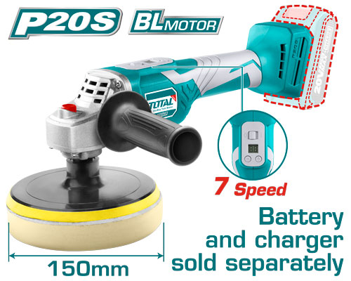 [TOTAL - TAPLI2001] PULIDORA A BATERIA 20V - SIN BAT - TAPLI2001